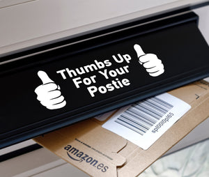 Thank You Keyworker Decal Sticker, Postman