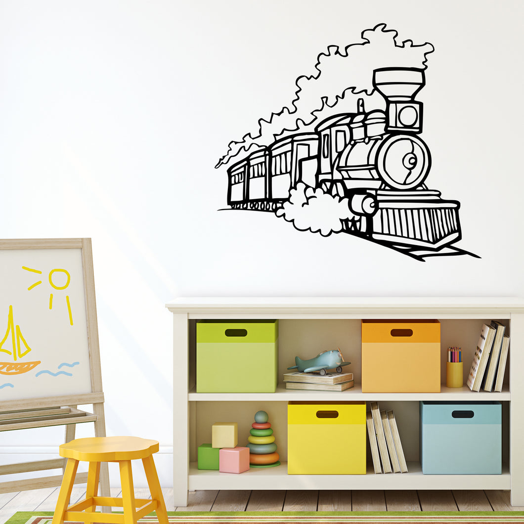 Steam Train Wall Decal