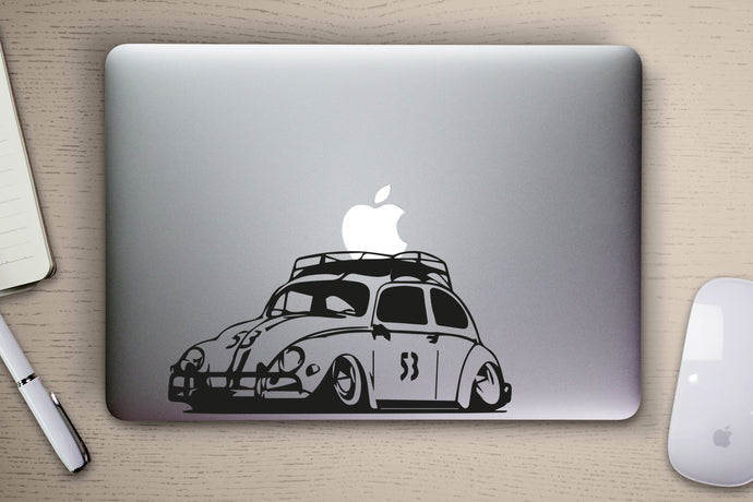 Herbie Volkswagen Decal Sticker for MacBook