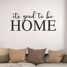 Load image into Gallery viewer, Its good to be Home Wall Decals
