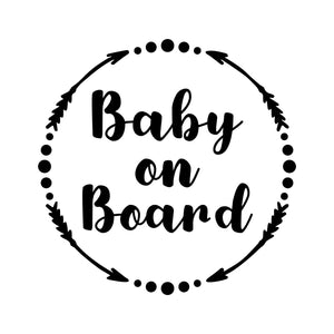 Baby on board Decal