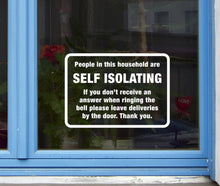 Load image into Gallery viewer, House Self Isolating Shielding Decal Sticker 
