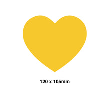 Load image into Gallery viewer, Yellow Heart Decal
