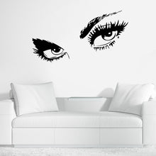 Load image into Gallery viewer, Eyes and Eyelashes Wall Decal
