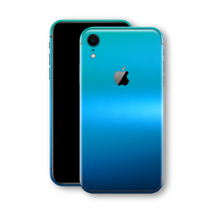 iPhone XR Phone Skin Caribbean Shimmer Flip Colour Satin