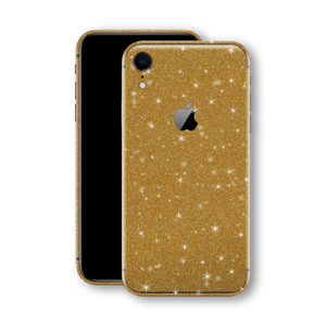 iPhone XR Phone Skin in Diamond Gold 
