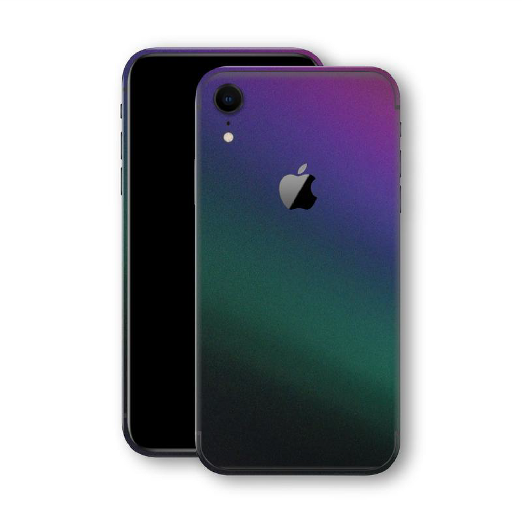 iPhone XR Phone Skin in Lightening Ridge Flip Colour
