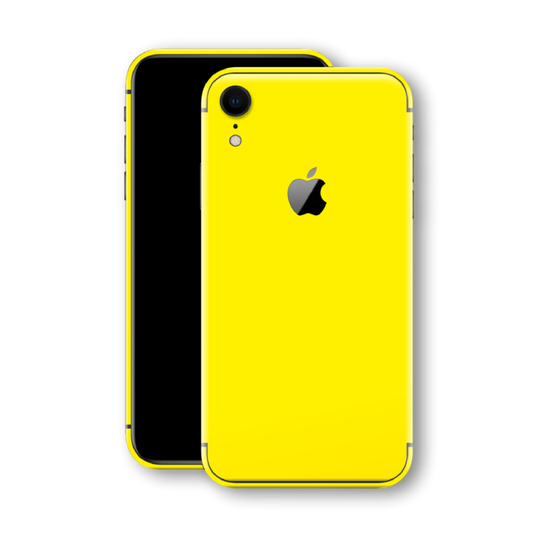 iPhone XR Phone Skin Lucid Yellow in Gloss