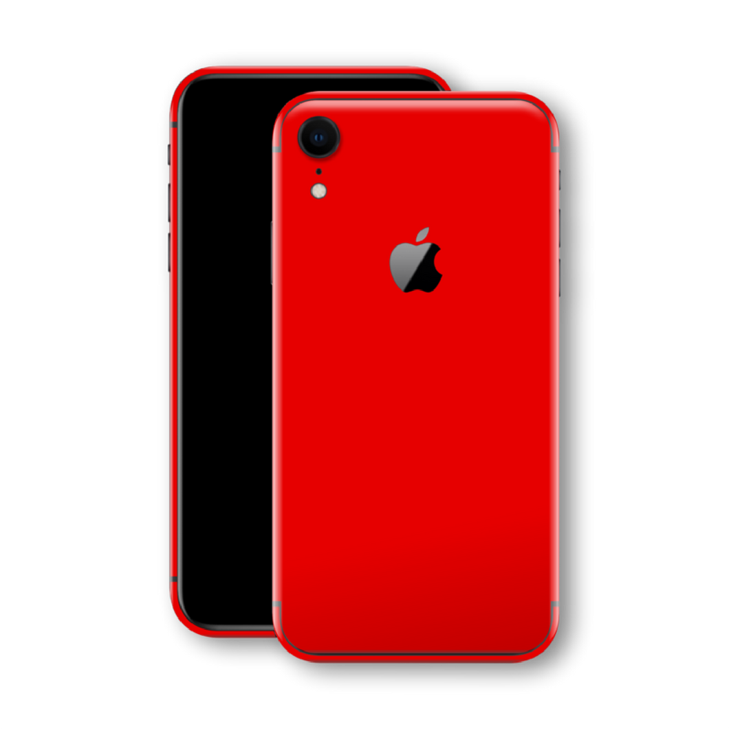 iPhone XR Red Matt Phone Skin
