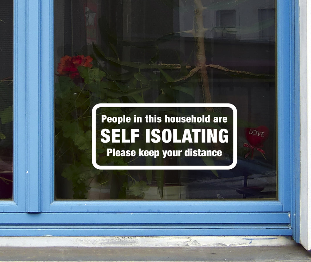 Self Isolating Decal